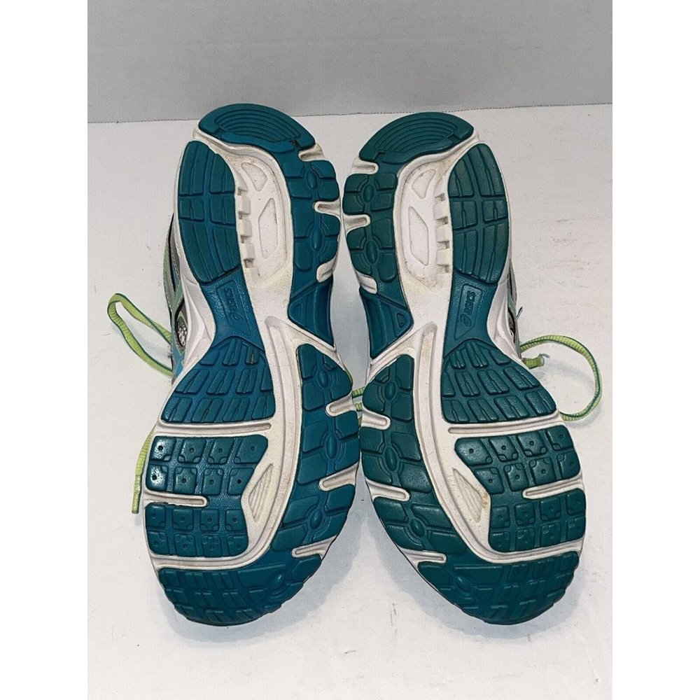 Asics Sneaker Gel Contend 3 Womens 7 Green Silver Running Joggers Shoes - Picture 10 of 11